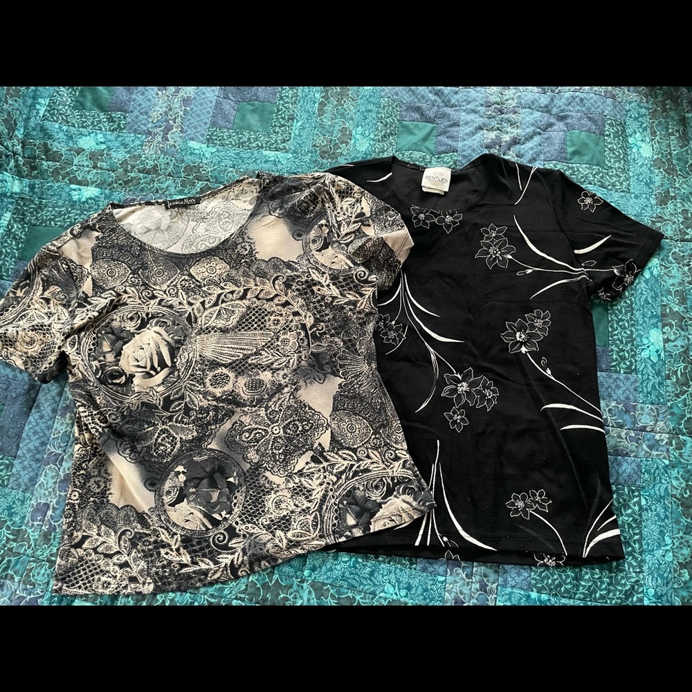 🌻Jessica Max and Bently Top Bundle (Two Tops) Women's Size L